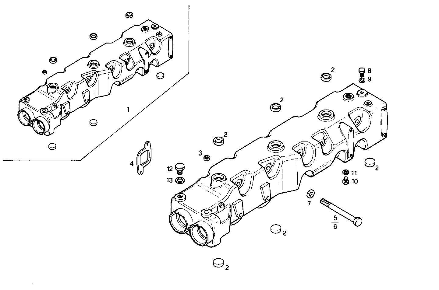 EXHAUST MANIFOLD parts diagram