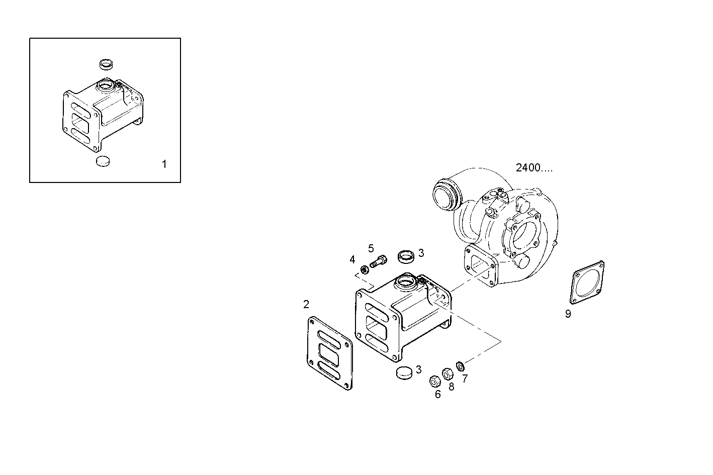 EXHAUST MANIFOLD parts diagram