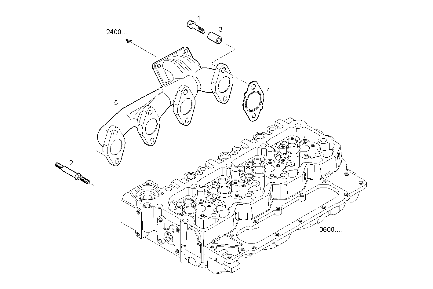 EXHAUST MANIFOLD parts diagram