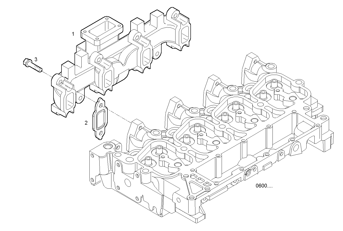 EXHAUST MANIFOLD parts diagram