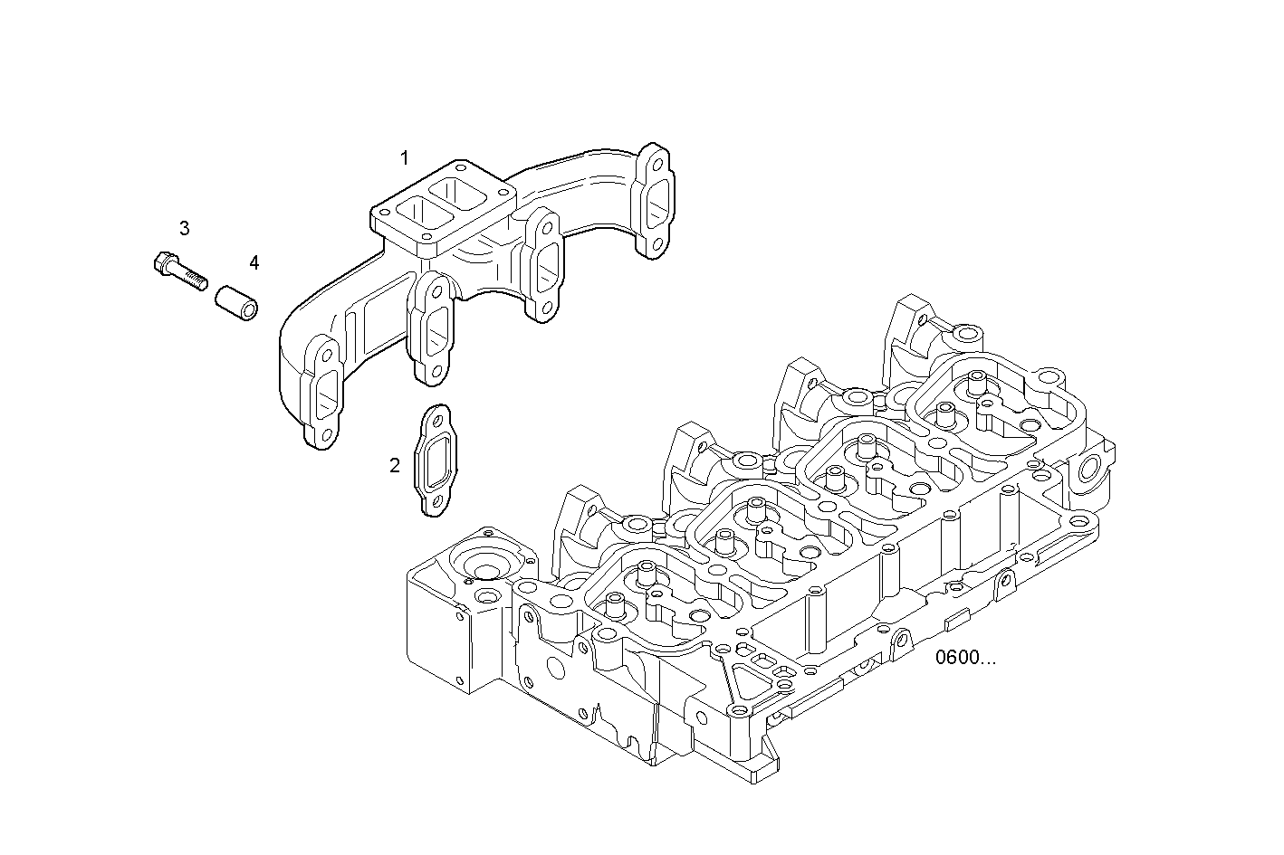 EXHAUST MANIFOLD parts diagram