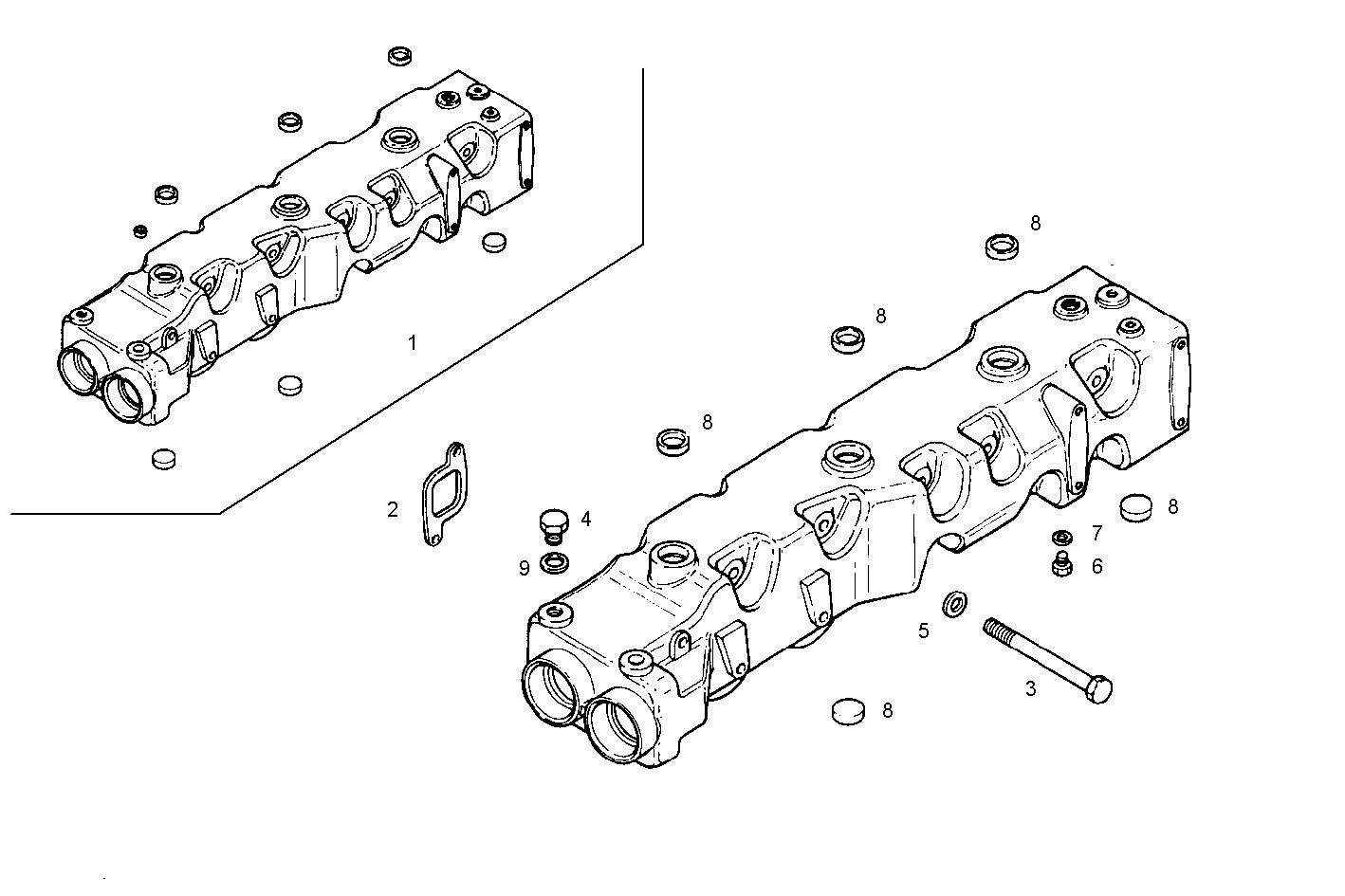 EXHAUST MANIFOLD parts diagram