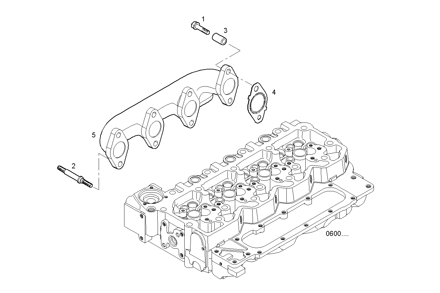 EXHAUST MANIFOLD parts diagram
