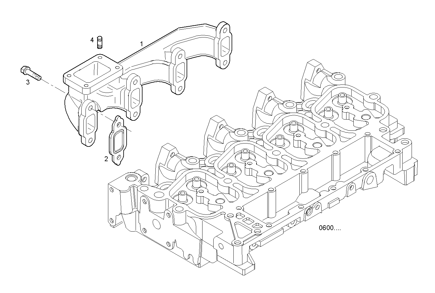 EXHAUST MANIFOLD parts diagram