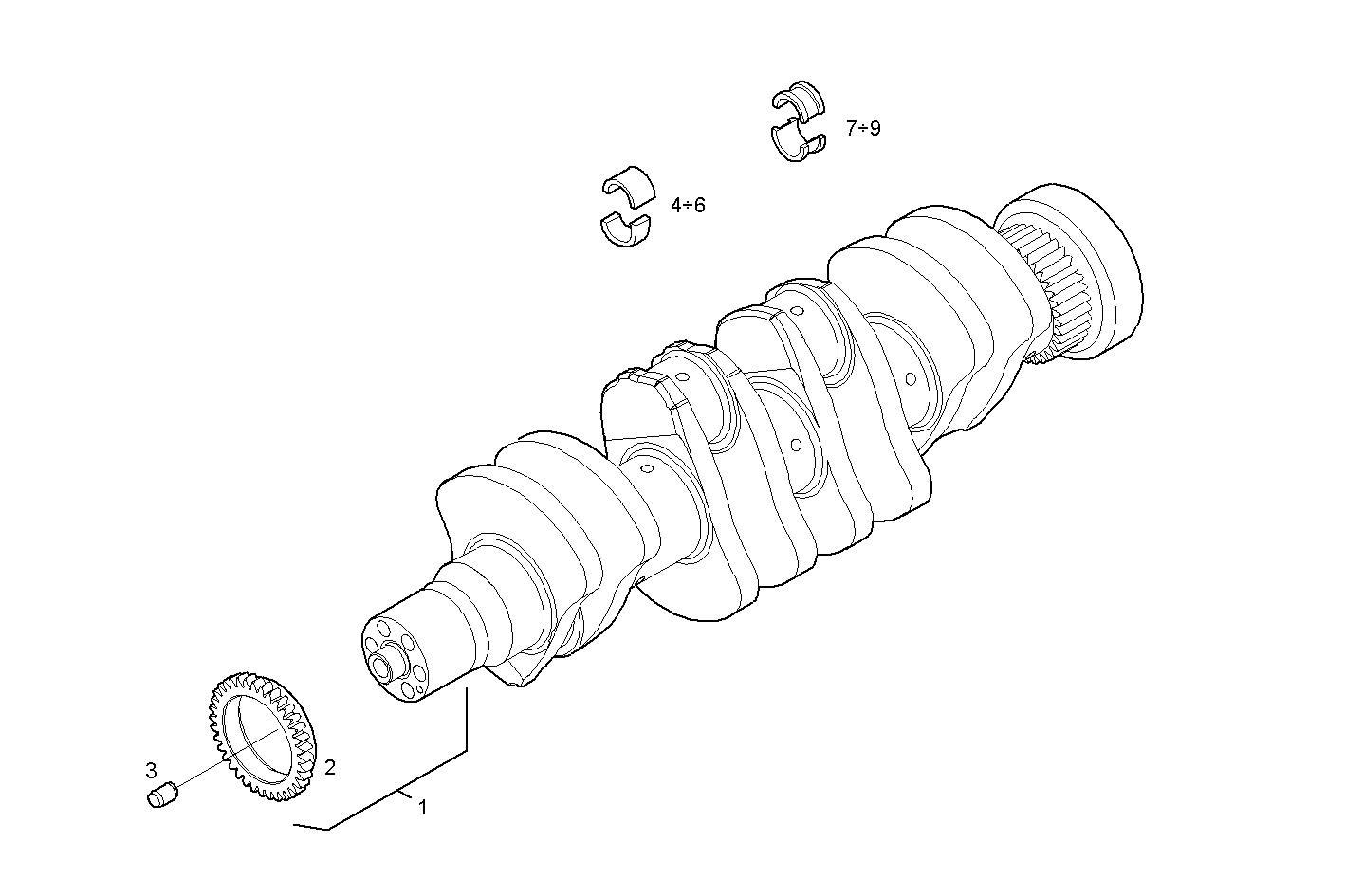 ENGINE BLOCK ASSY parts diagram