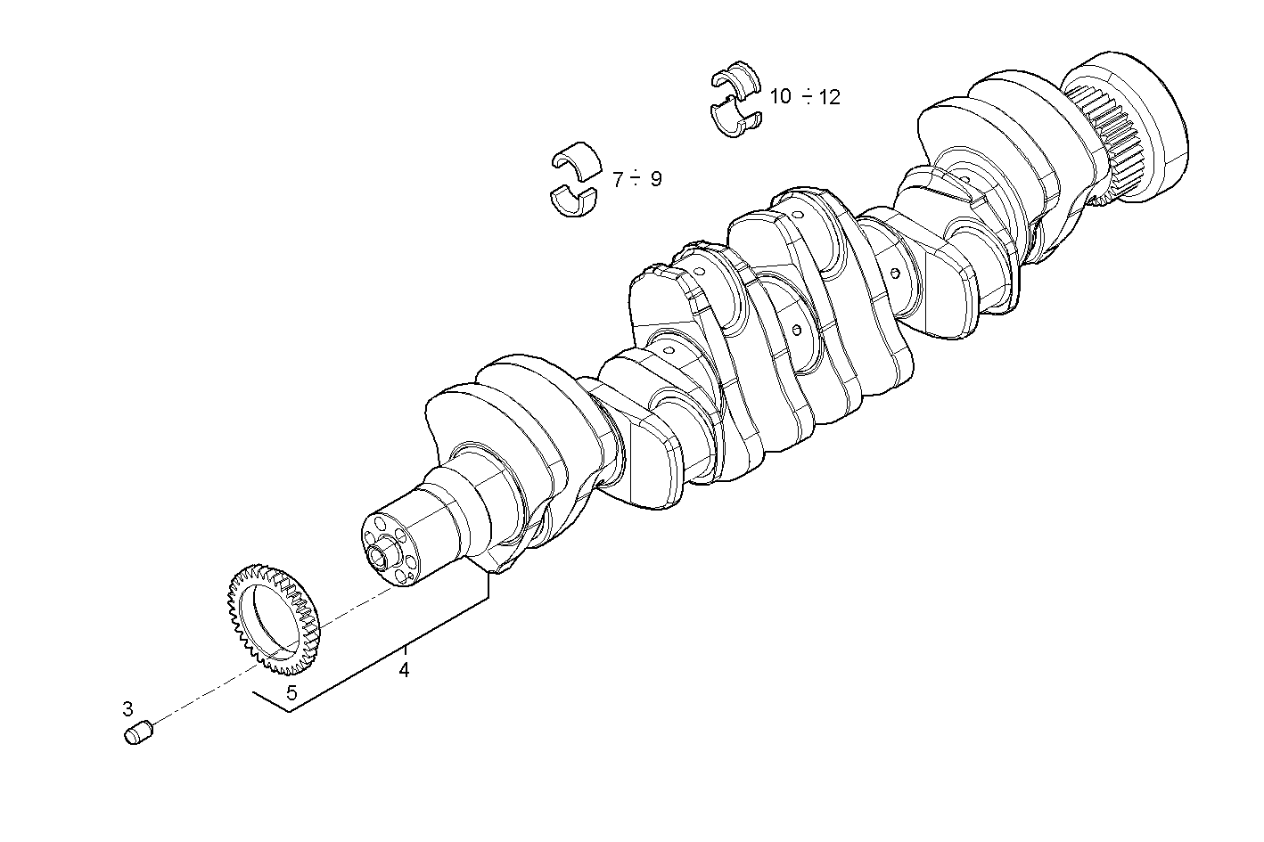 ENGINE BLOCK ASSY parts diagram