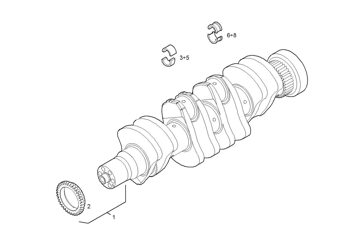ENGINE BLOCK ASSY parts diagram