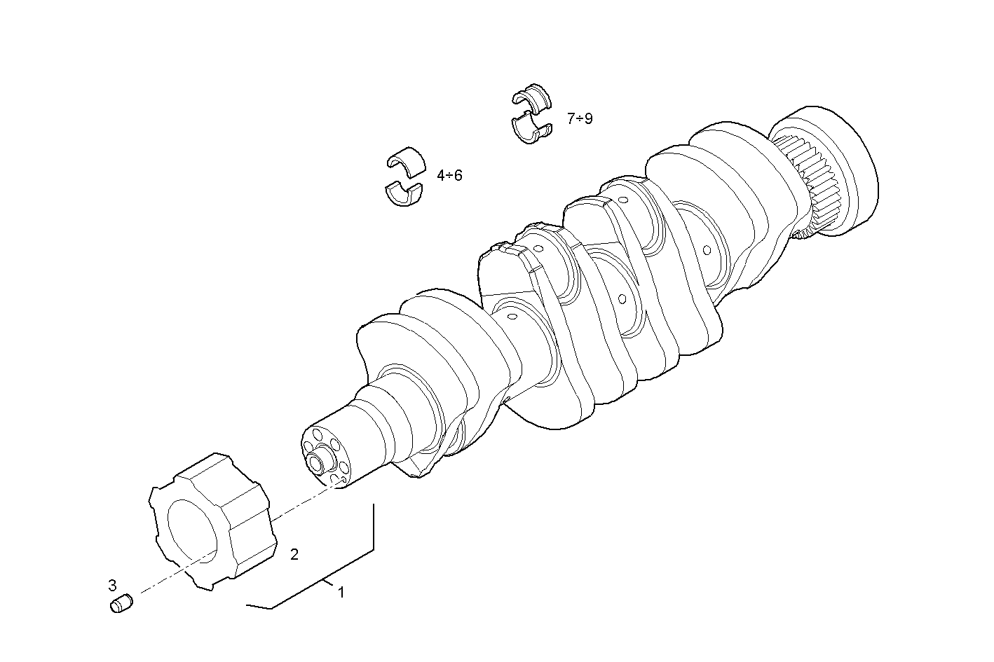 ENGINE BLOCK ASSY parts diagram