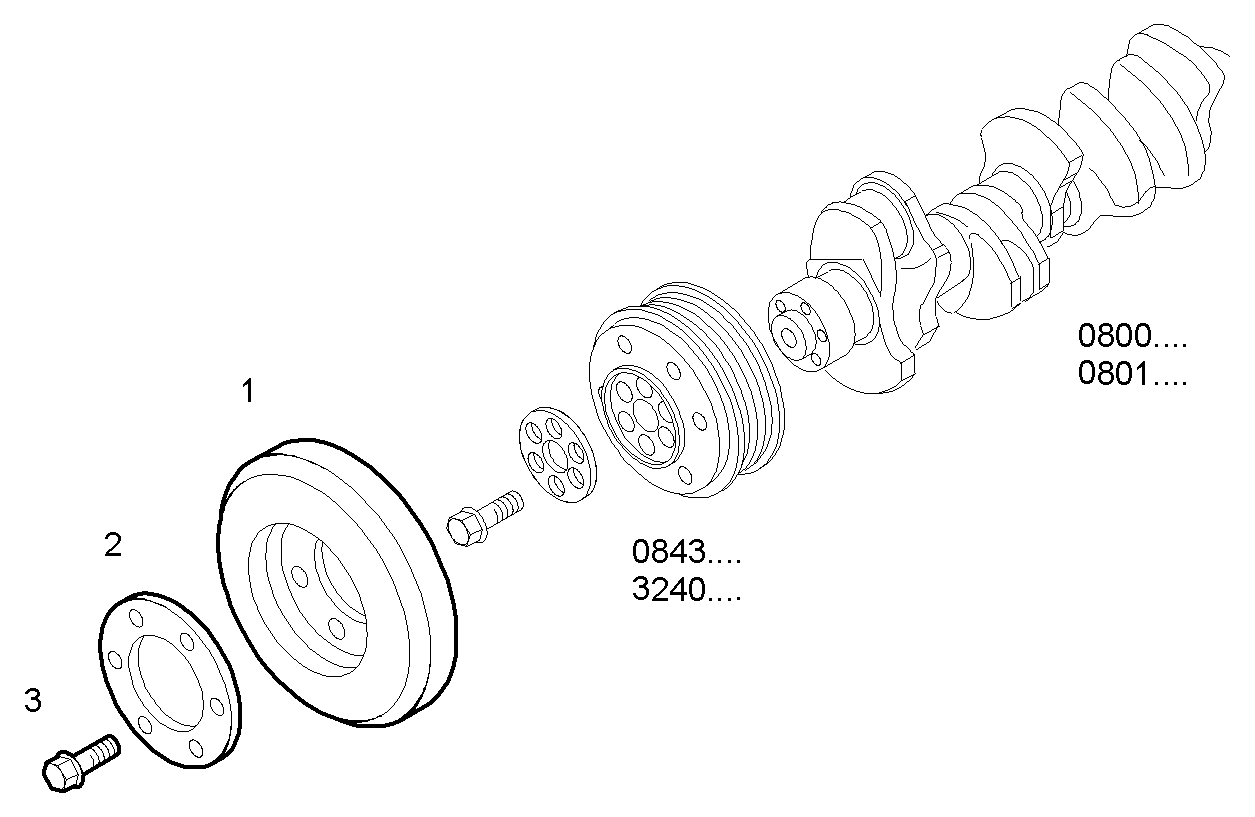 VIBRATION DAMPER - C13ENAM19.00 CURSOR 13 parts diagram