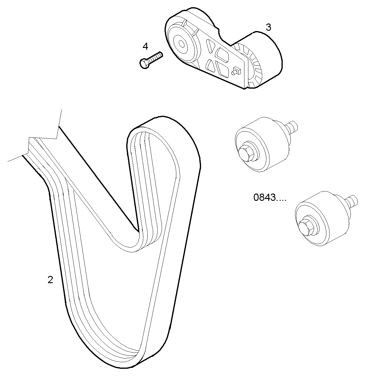 DRIVING PULLEY - C13ENTM50.10 CURSOR 13 parts diagram