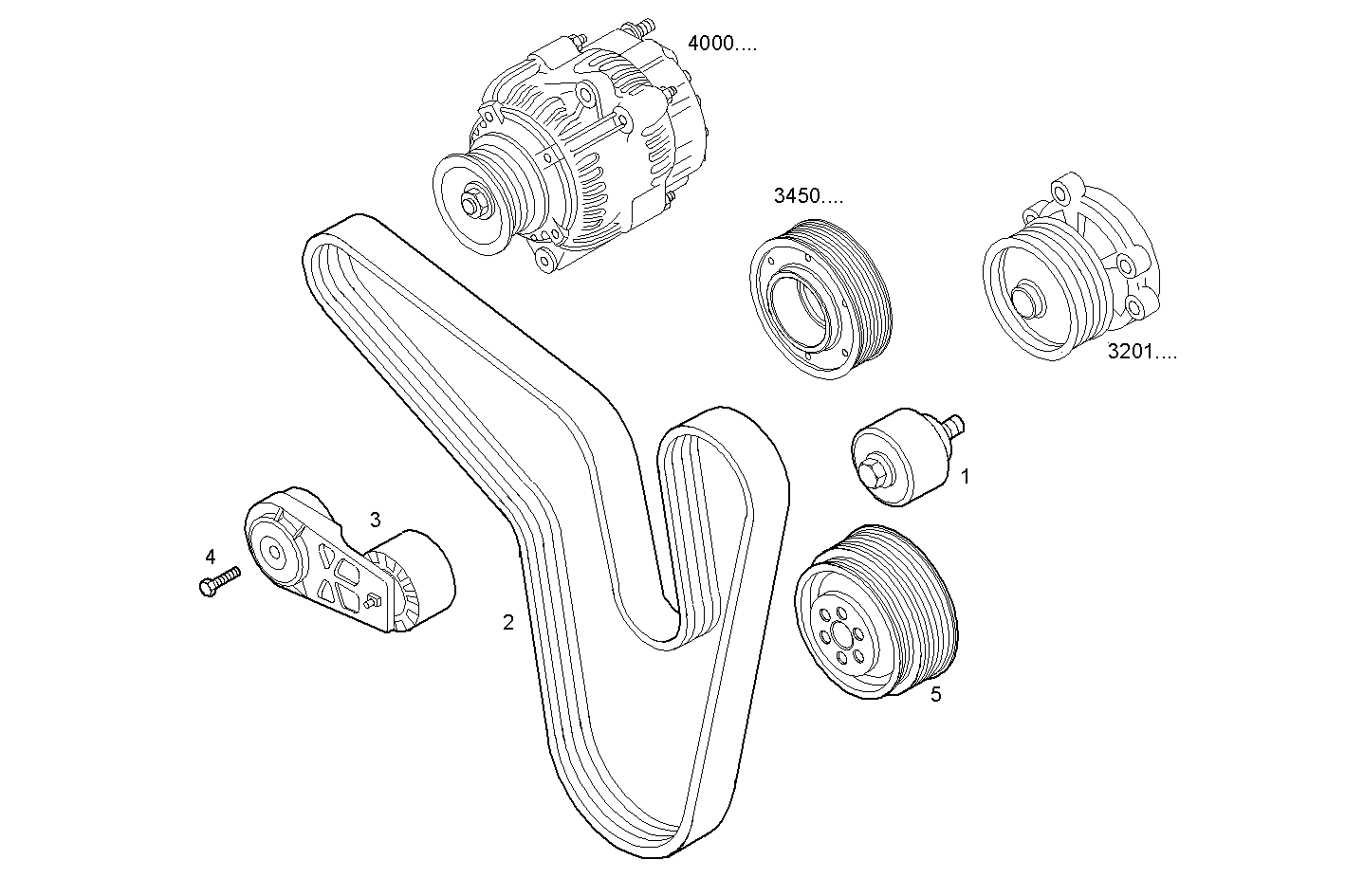 DRIVING PULLEY - F3AE9687B*E001 CURSOR 10 - TIER 3 parts diagram