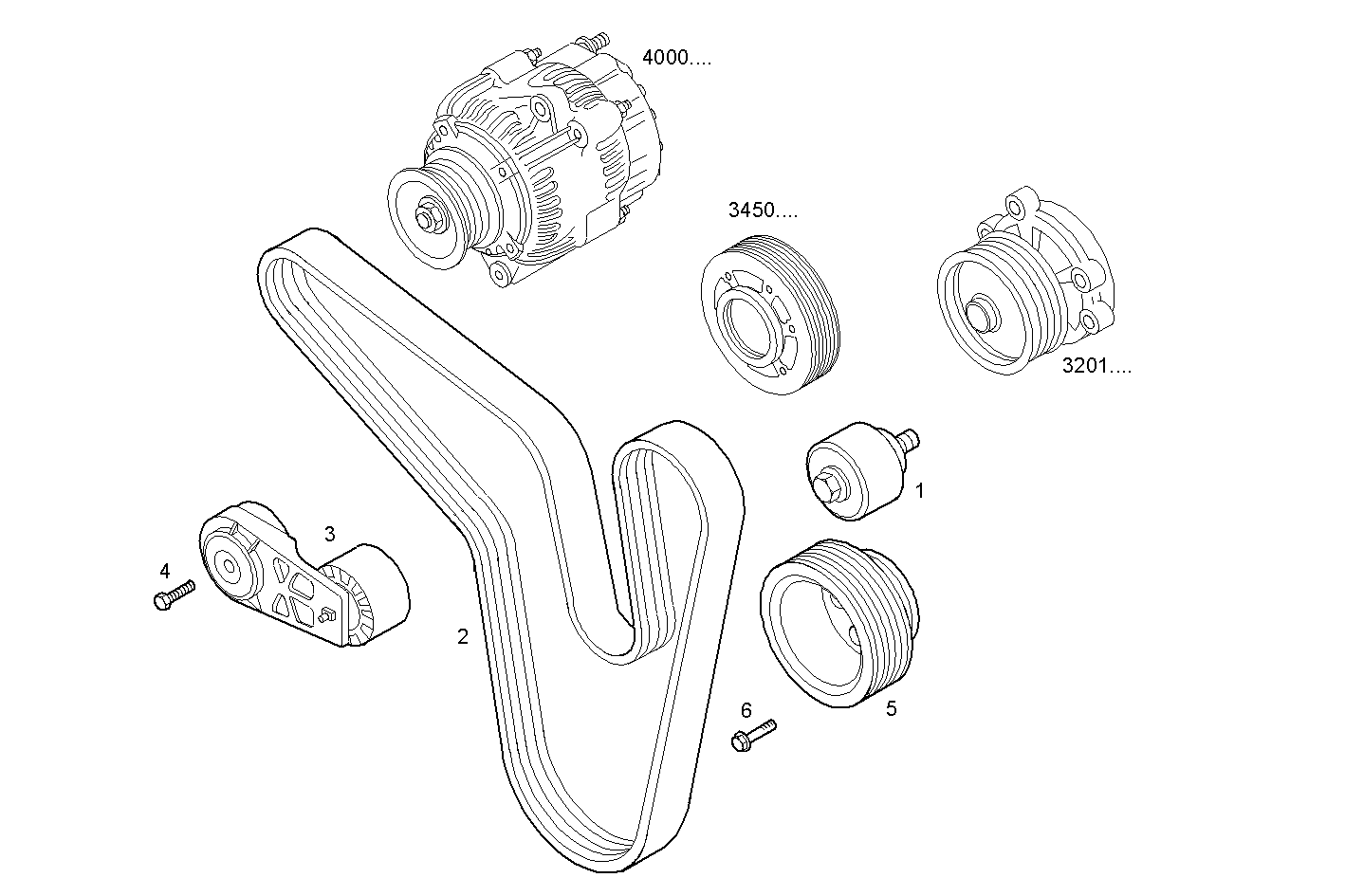 DRIVING PULLEY - F3BE0684E*B101 CURSOR 13 - TIER 2 parts diagram