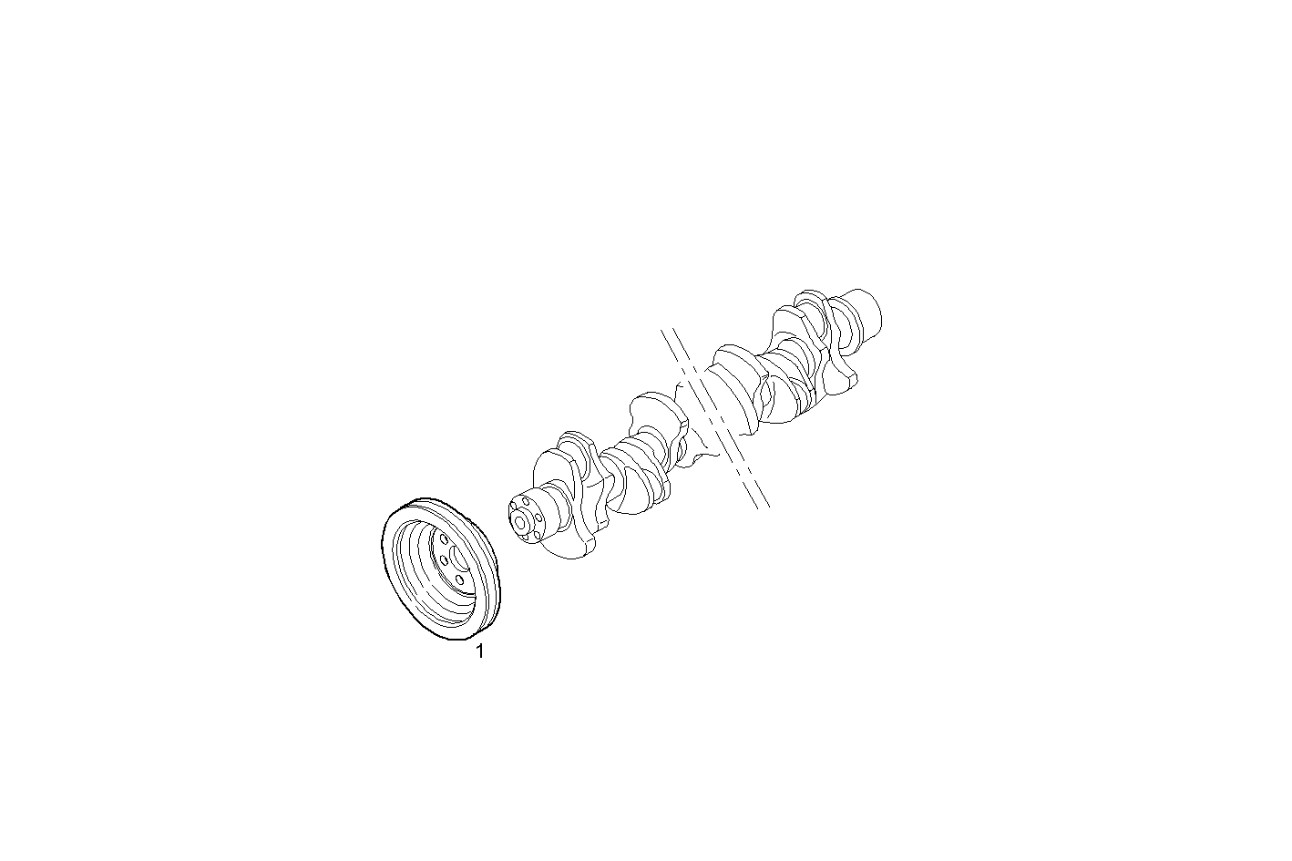 DRIVING PULLEY - F3BE0684E*B101 CURSOR 13 - TIER 2 parts diagram