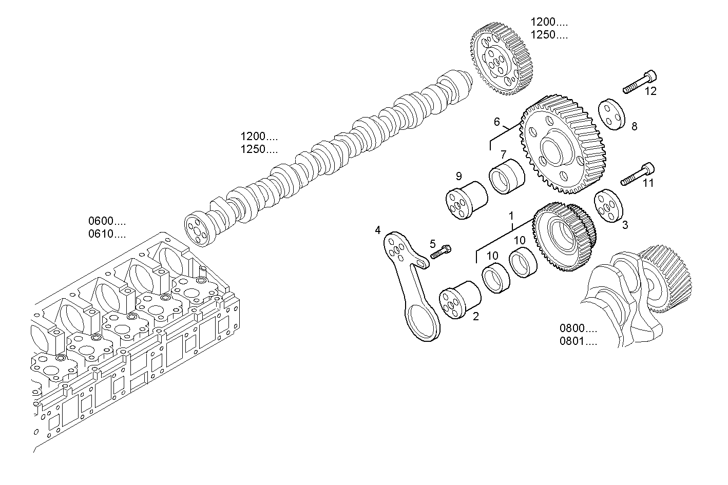 GEAR DRIVE - CURSOR13TE1.A559 CURSOR 13 parts diagram