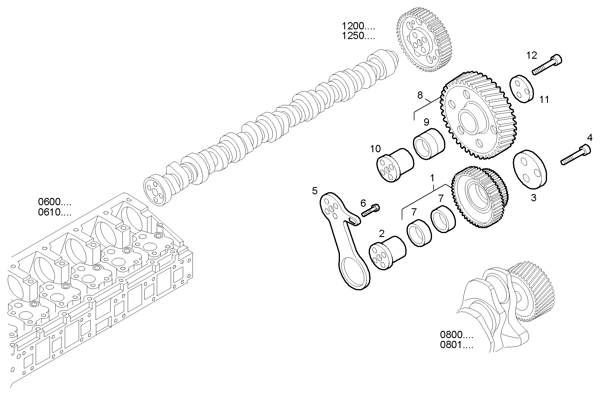 GEAR DRIVE - F3AE9687A*E001 CURSOR 10 - TIER 3 parts diagram