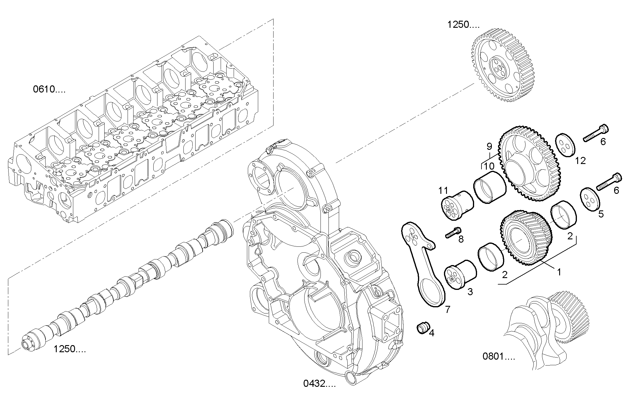 GEAR DRIVE - F2CE9687B*E001 CURSOR 9 - TIER 3 parts diagram