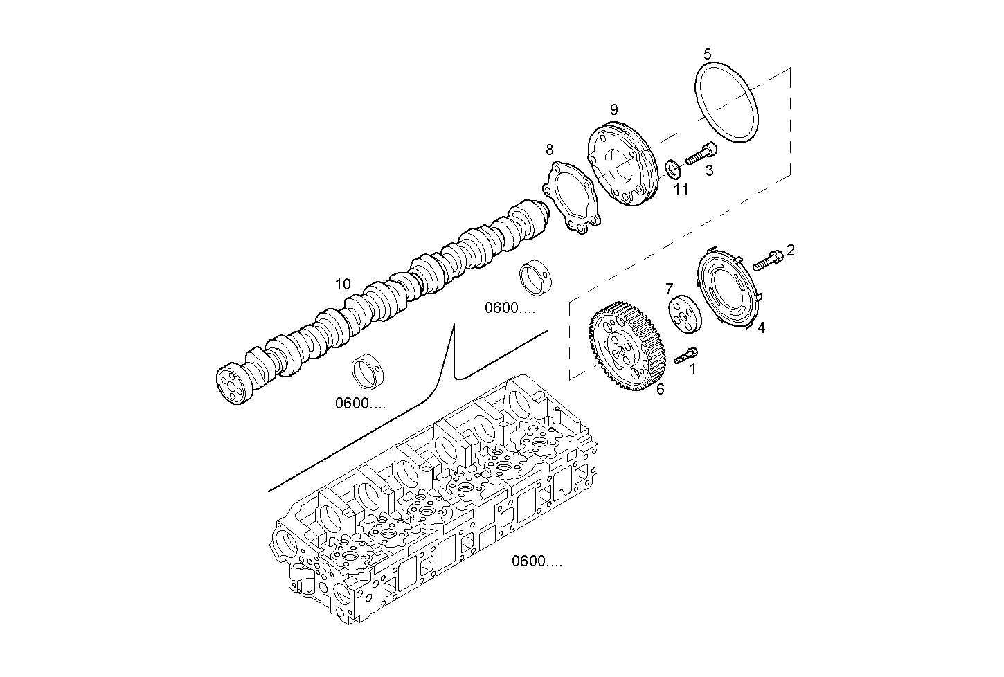 TIMING PARTS parts diagram