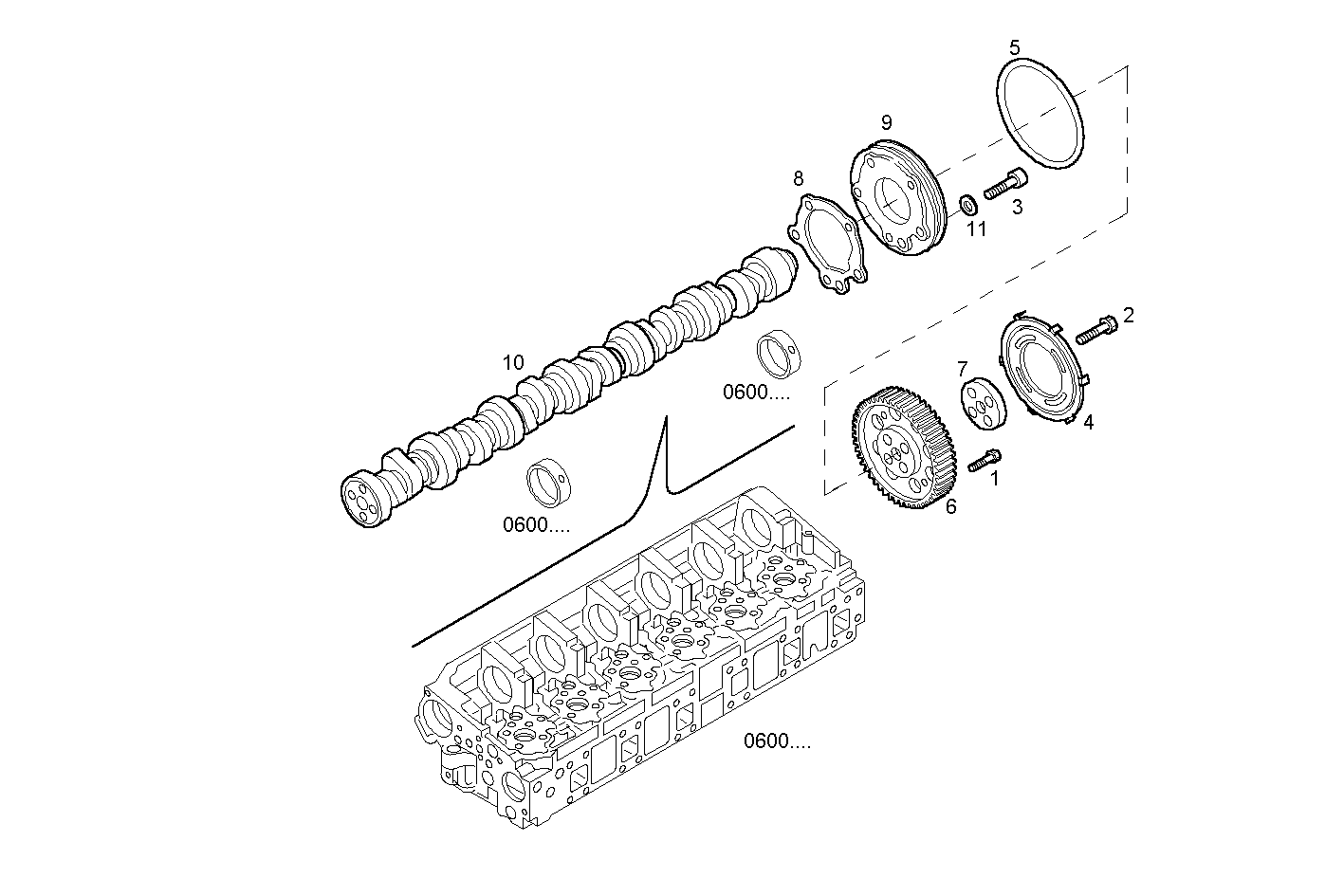 TIMING PARTS parts diagram