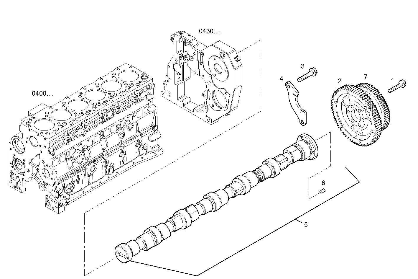 TIMING PARTS parts diagram