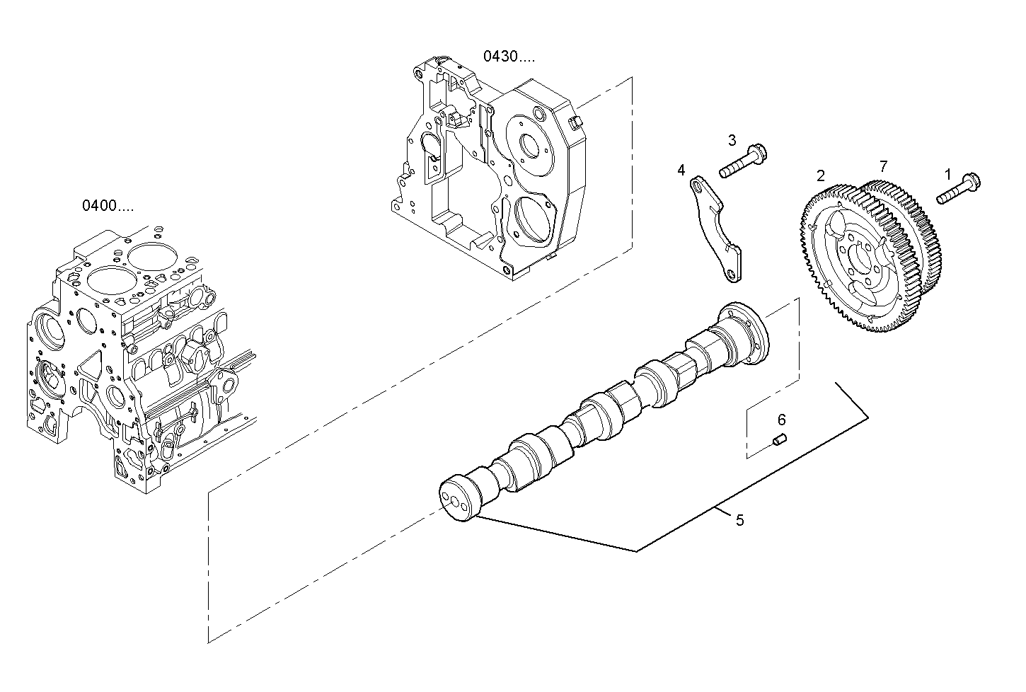 TIMING PARTS parts diagram