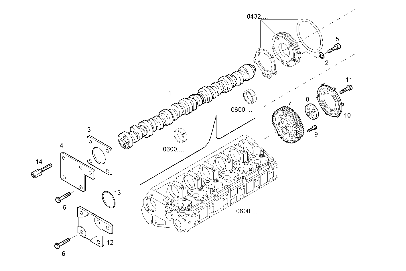 TIMING PARTS - C10ENTD20.00 CURSOR 10 - TIER 2 parts diagram