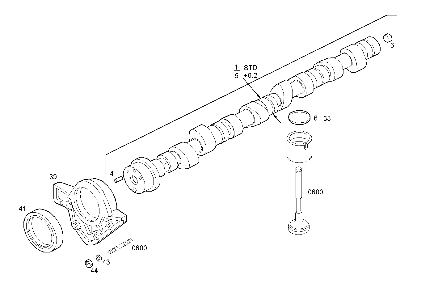 TIMING PARTS parts diagram