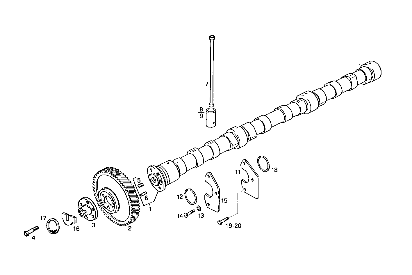 TIMING PARTS parts diagram