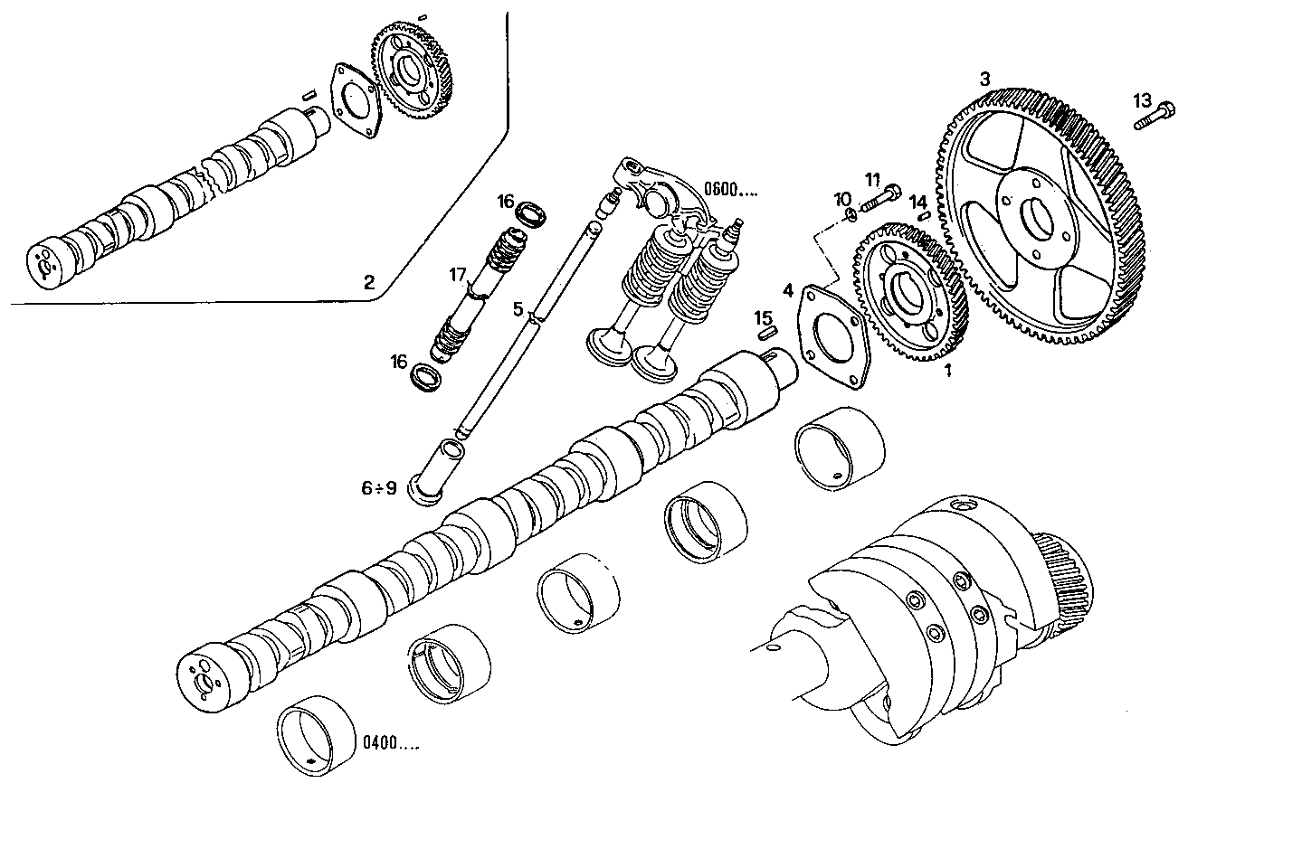 TIMING PARTS parts diagram