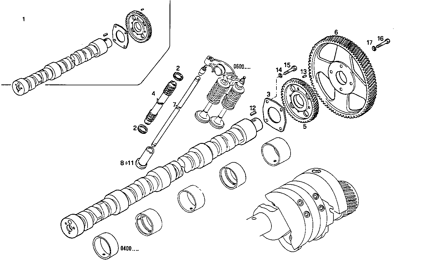 TIMING PARTS parts diagram