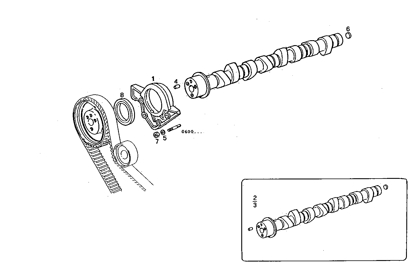 TIMING PARTS parts diagram
