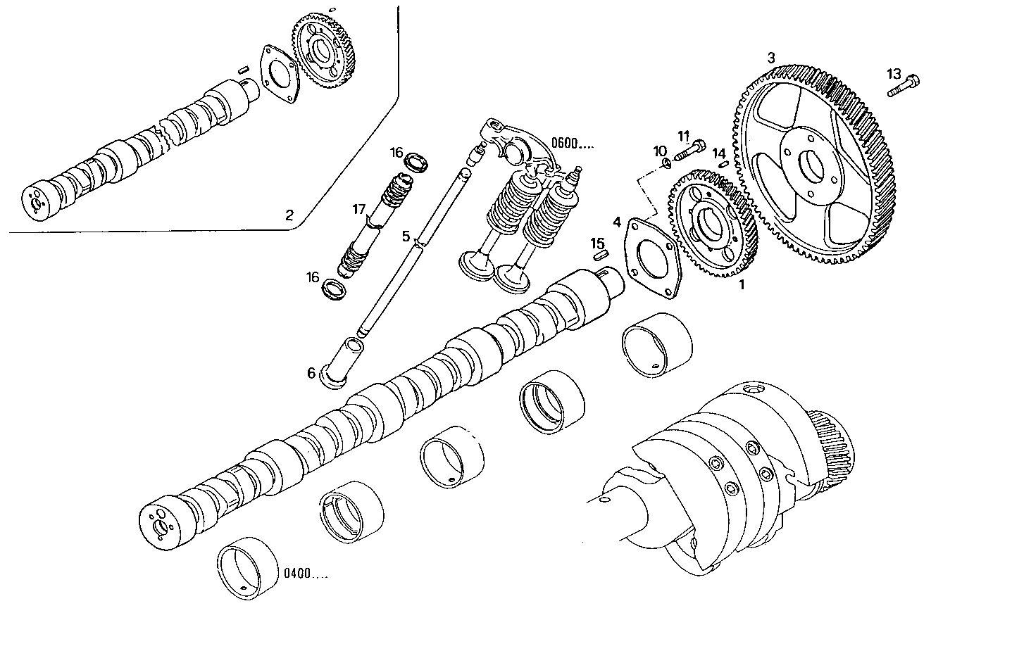 TIMING PARTS parts diagram