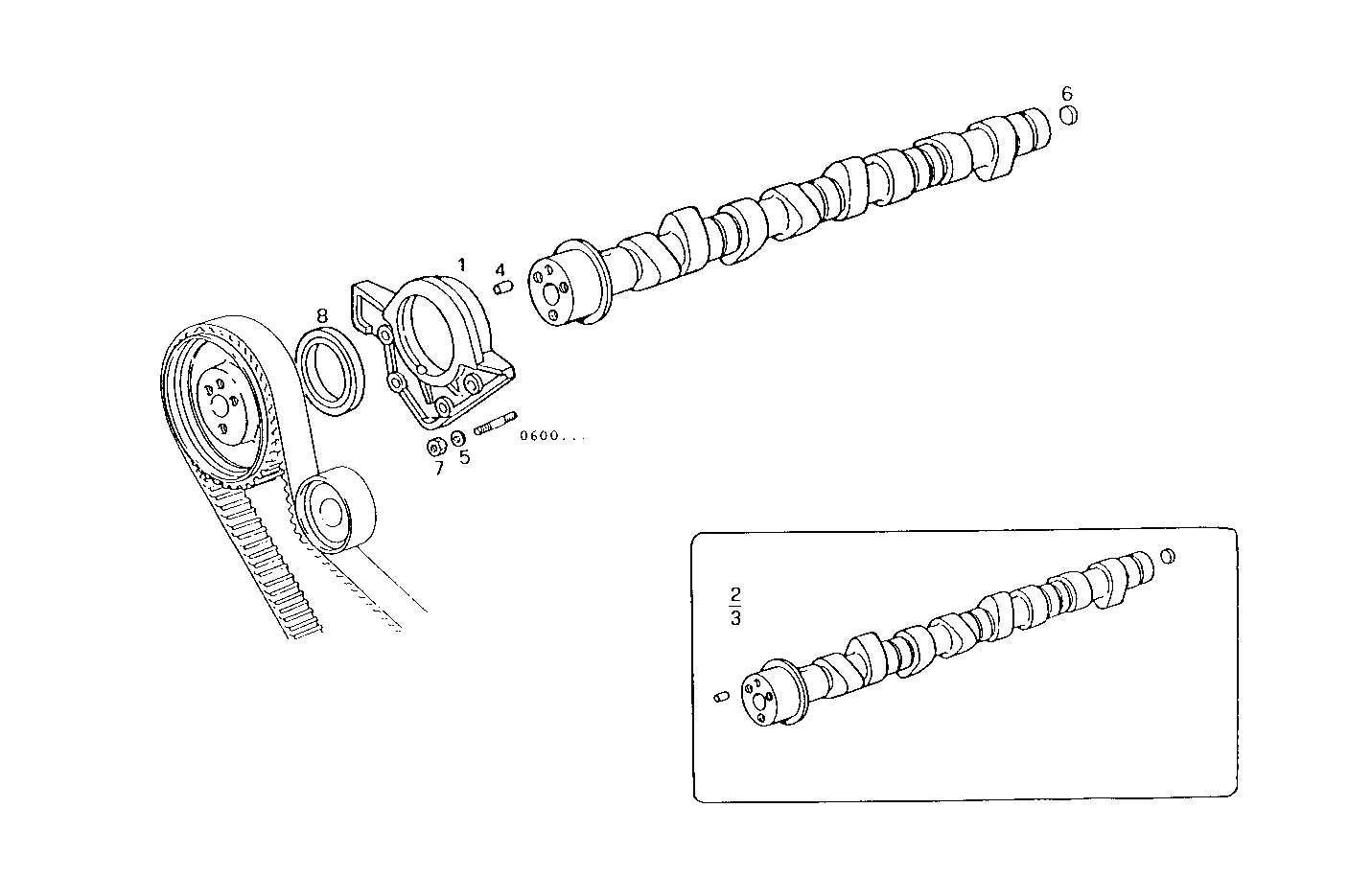 TIMING PARTS parts diagram