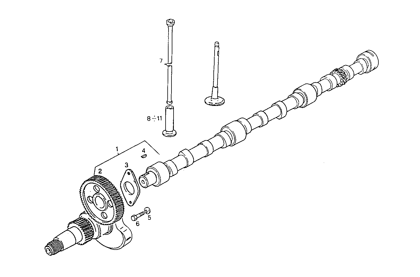 TIMING PARTS parts diagram