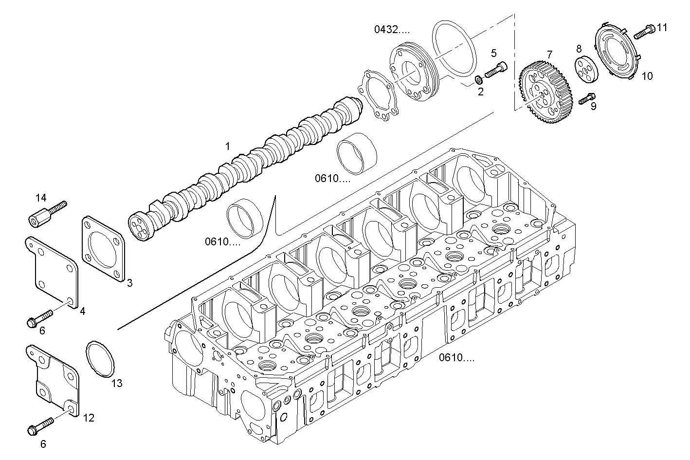 TIMING PARTS - CURSOR10TE1D.R991 CURSOR 10 - TIER 3 parts diagram