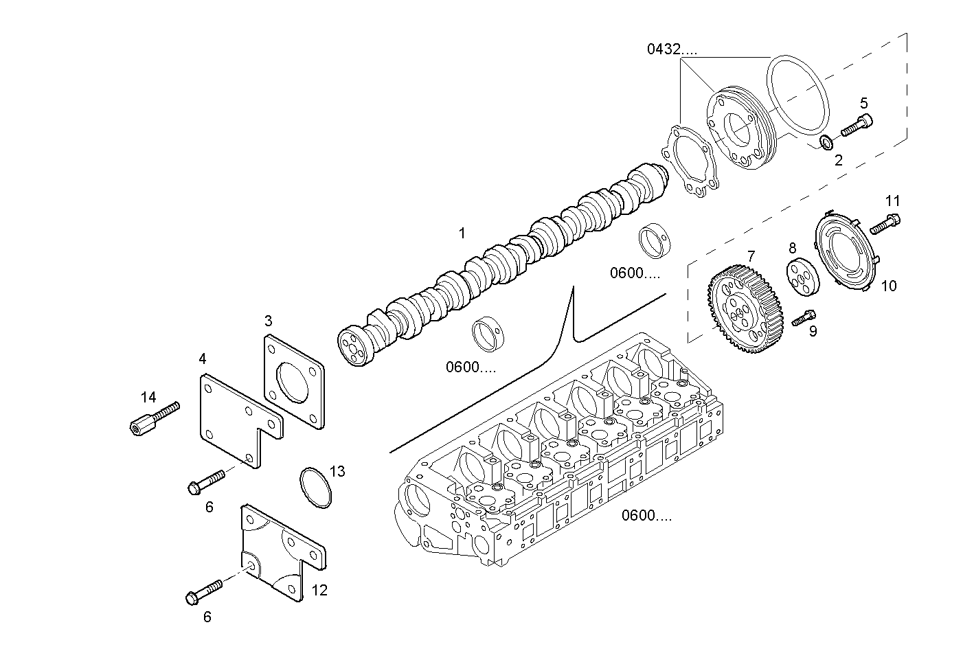 TIMING PARTS - C13ENTX20.00A005 CURSOR 13 - TIER 3 parts diagram