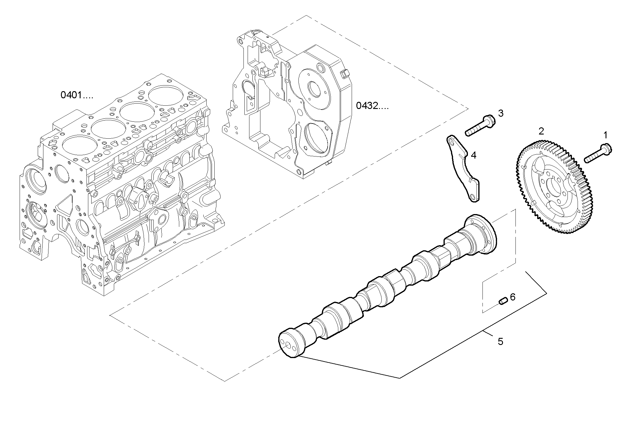 TIMING PARTS parts diagram
