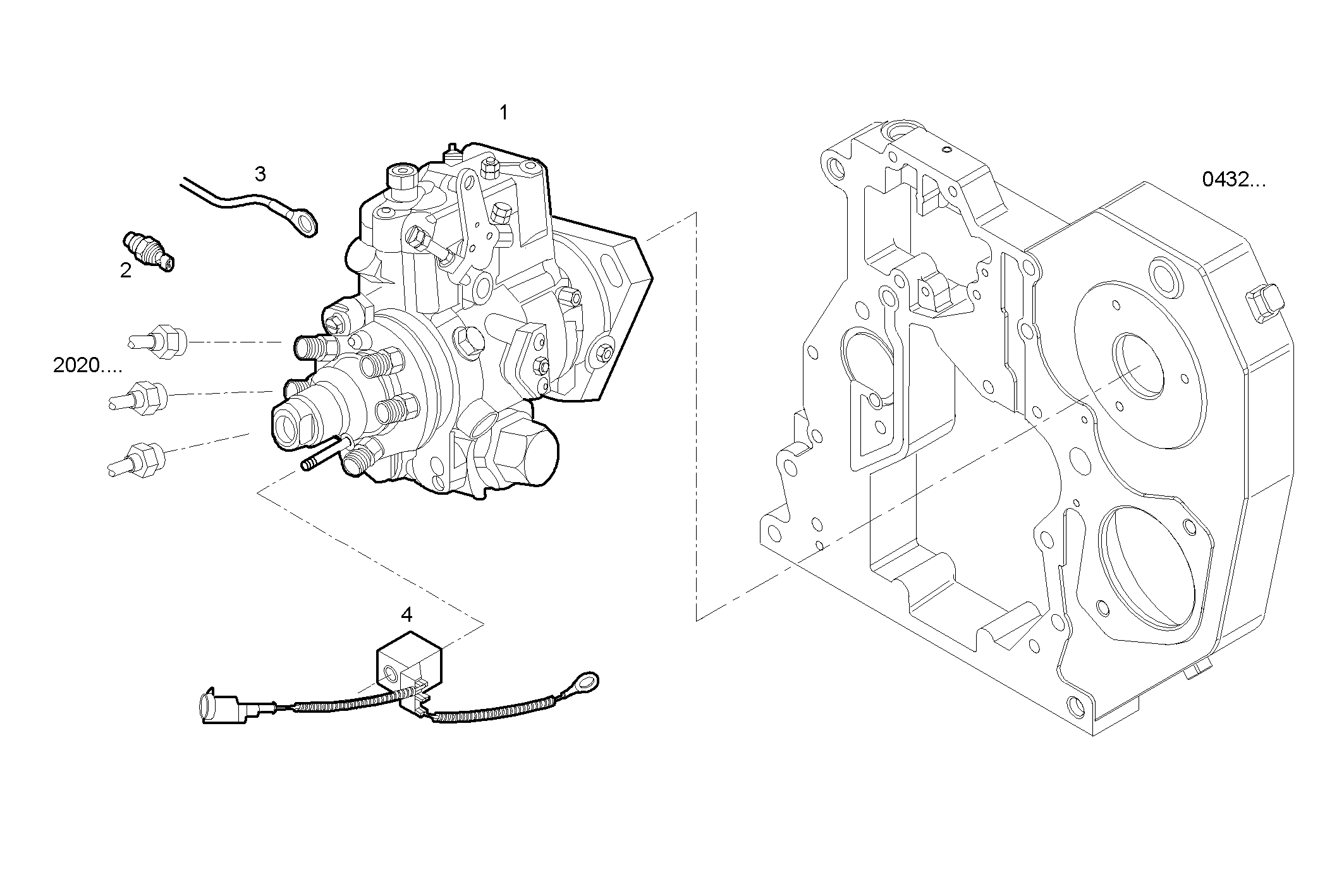 INJECTION PUMP ASSY parts diagram