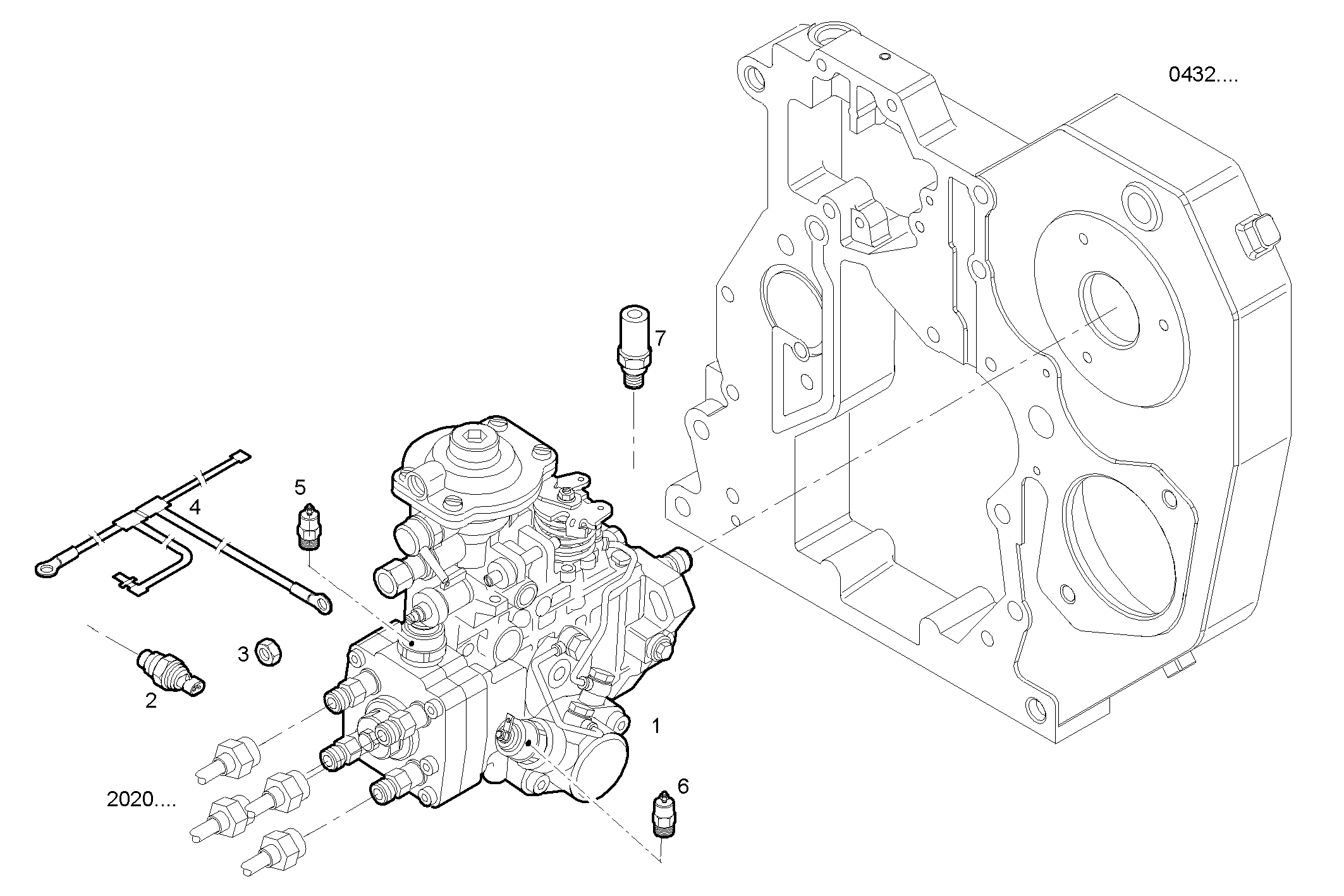 INJECTION PUMP ASSY parts diagram