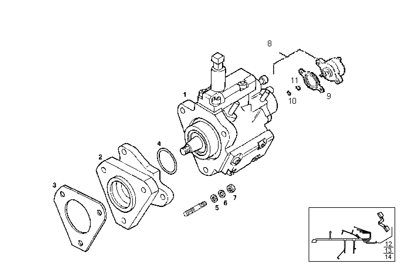 INJECTION PUMP ASSY parts diagram