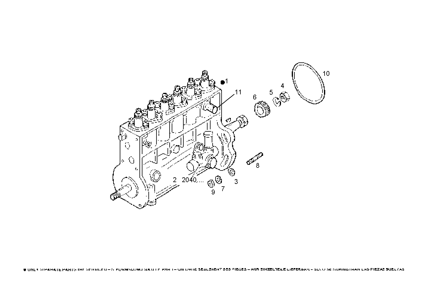 INJECTION PUMP ASSY parts diagram