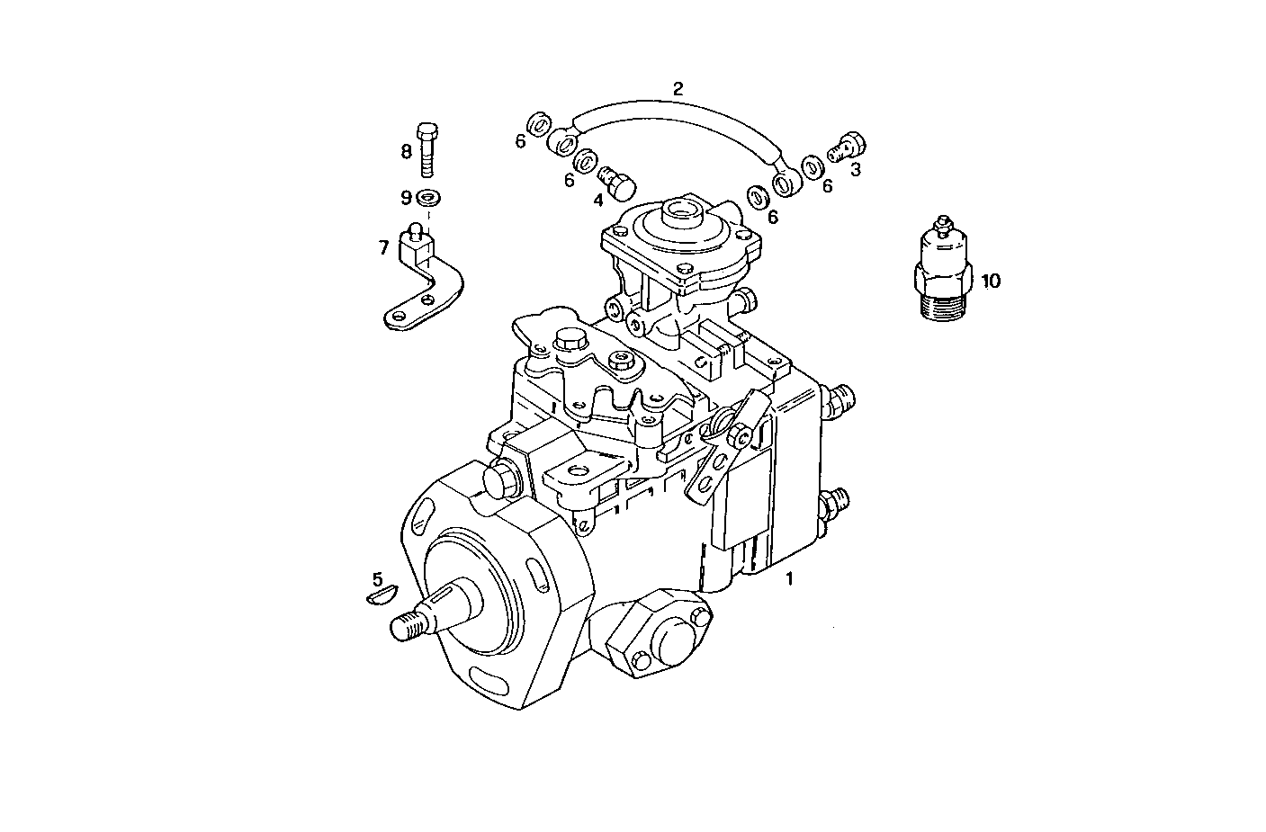 INJECTION PUMP ASSY parts diagram