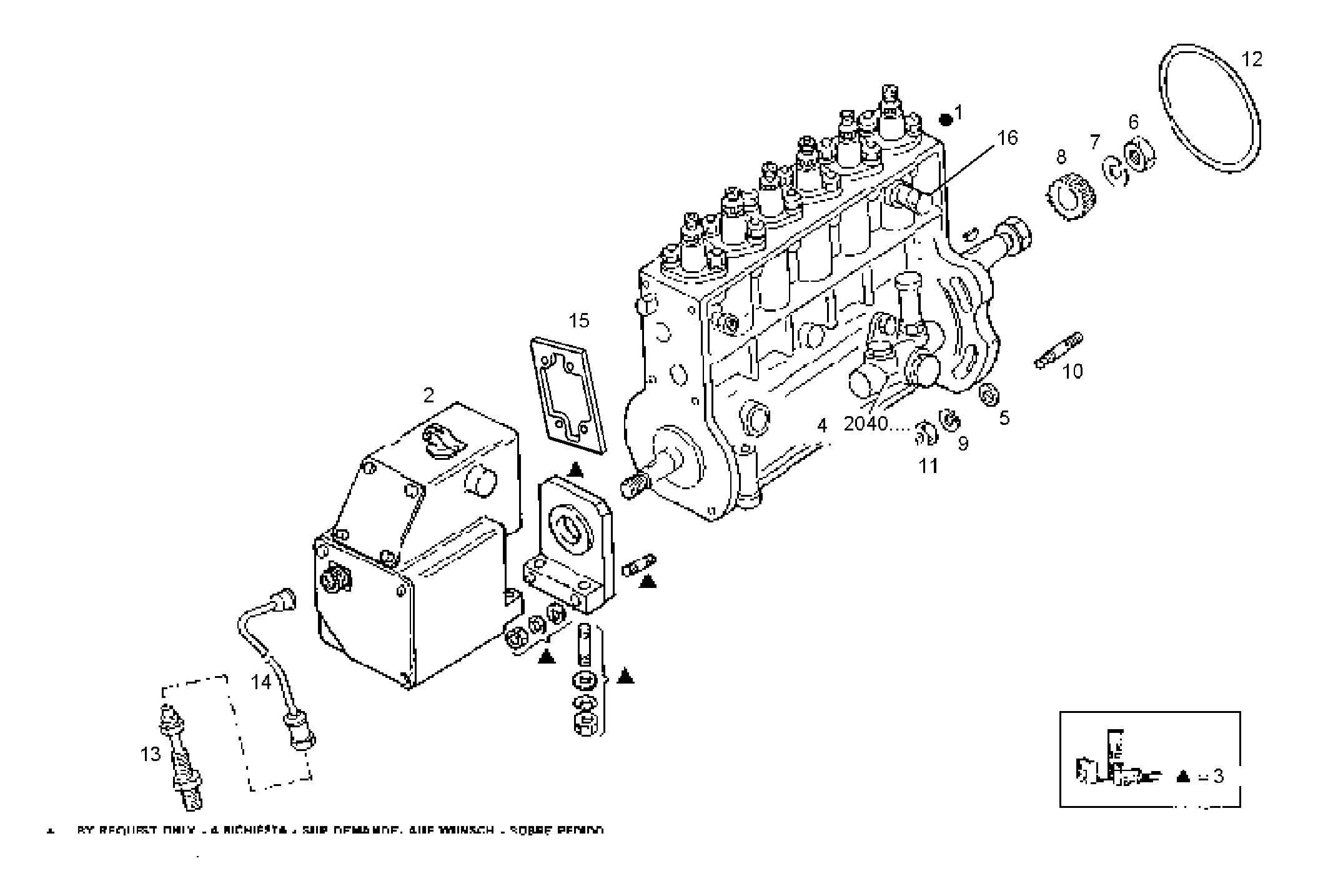 INJECTION PUMP ASSY parts diagram