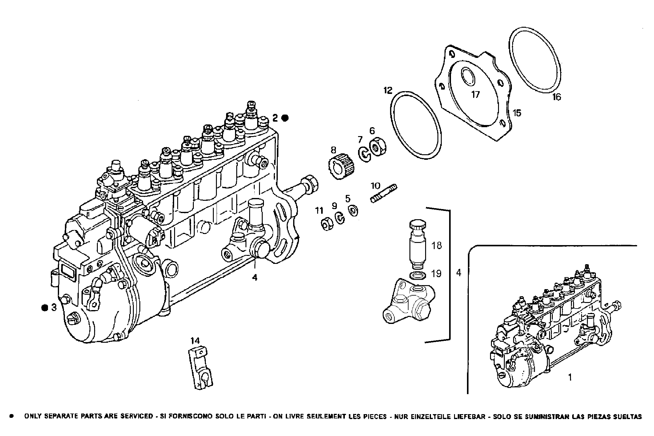 INJECTION PUMP ASSY parts diagram