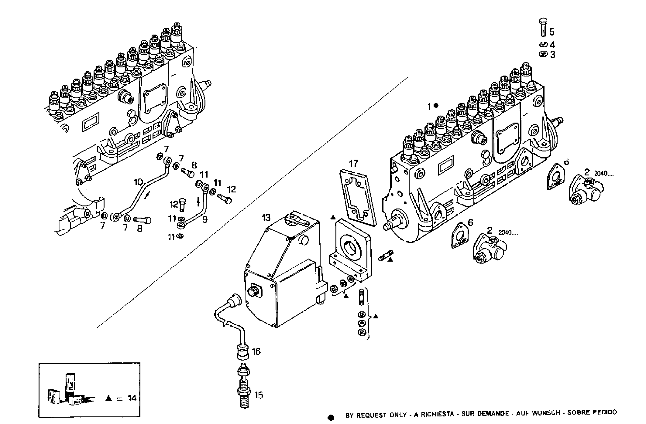 INJECTION PUMP ASSY parts diagram