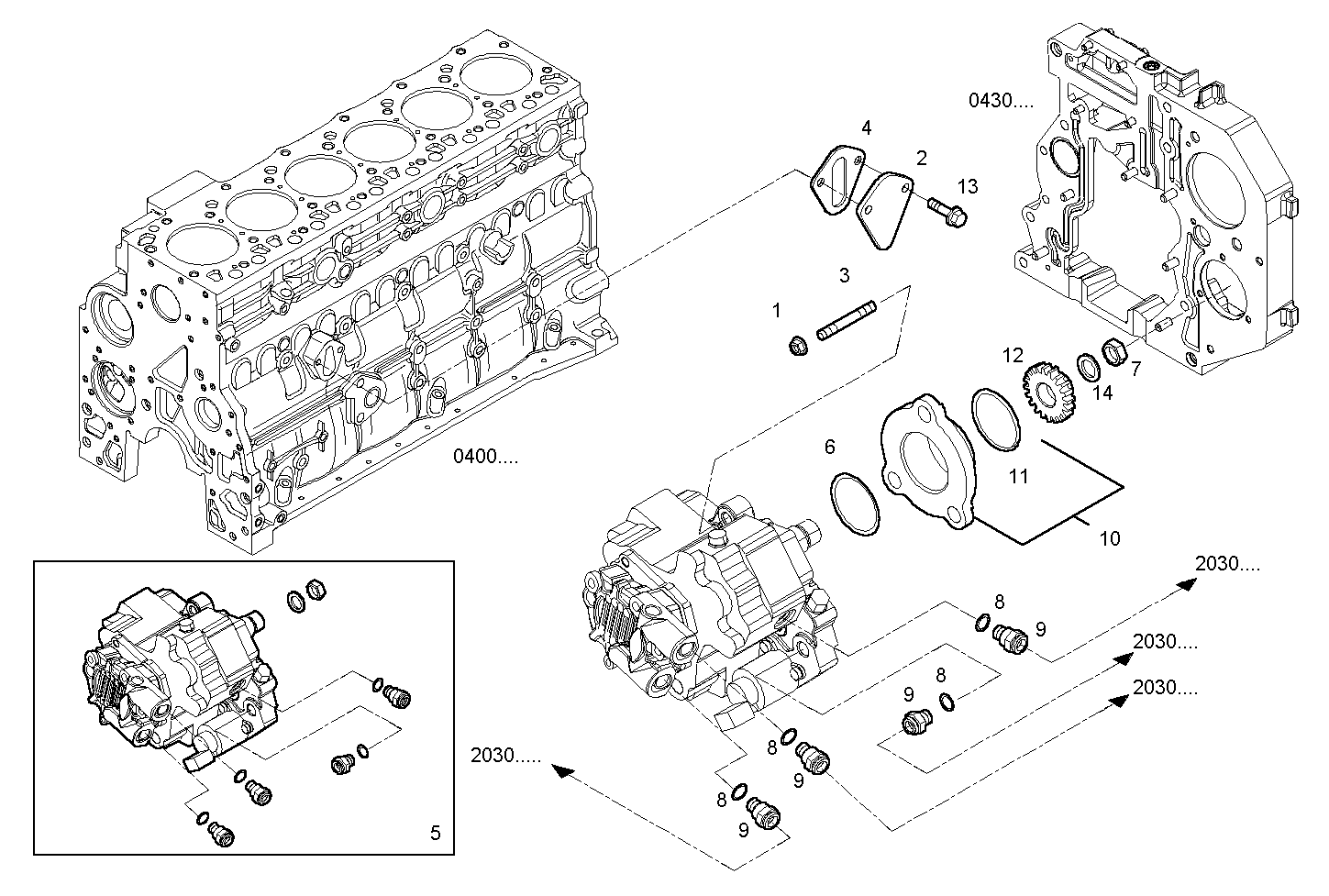 INJECTION PUMP ASSY parts diagram