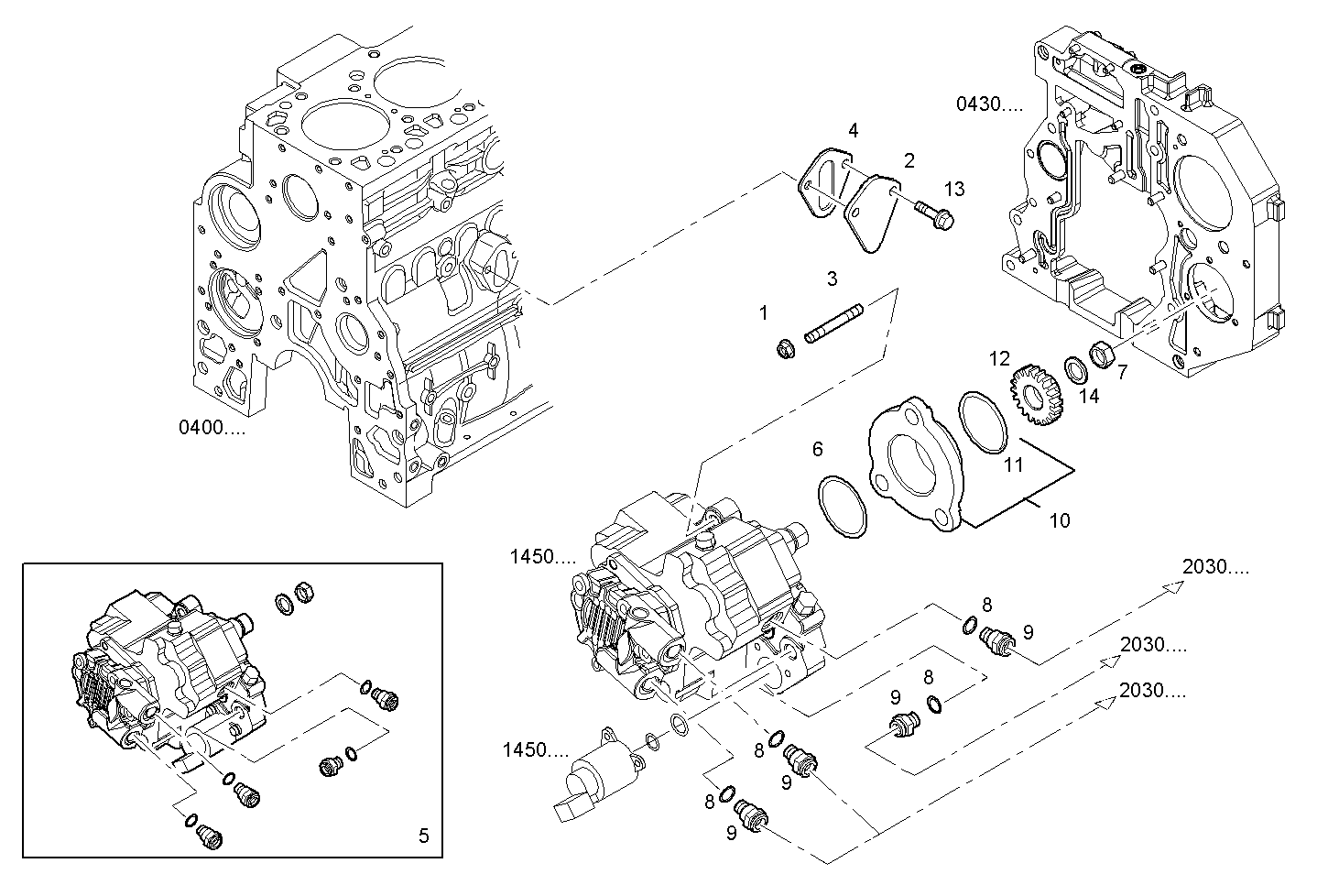 INJECTION PUMP ASSY parts diagram