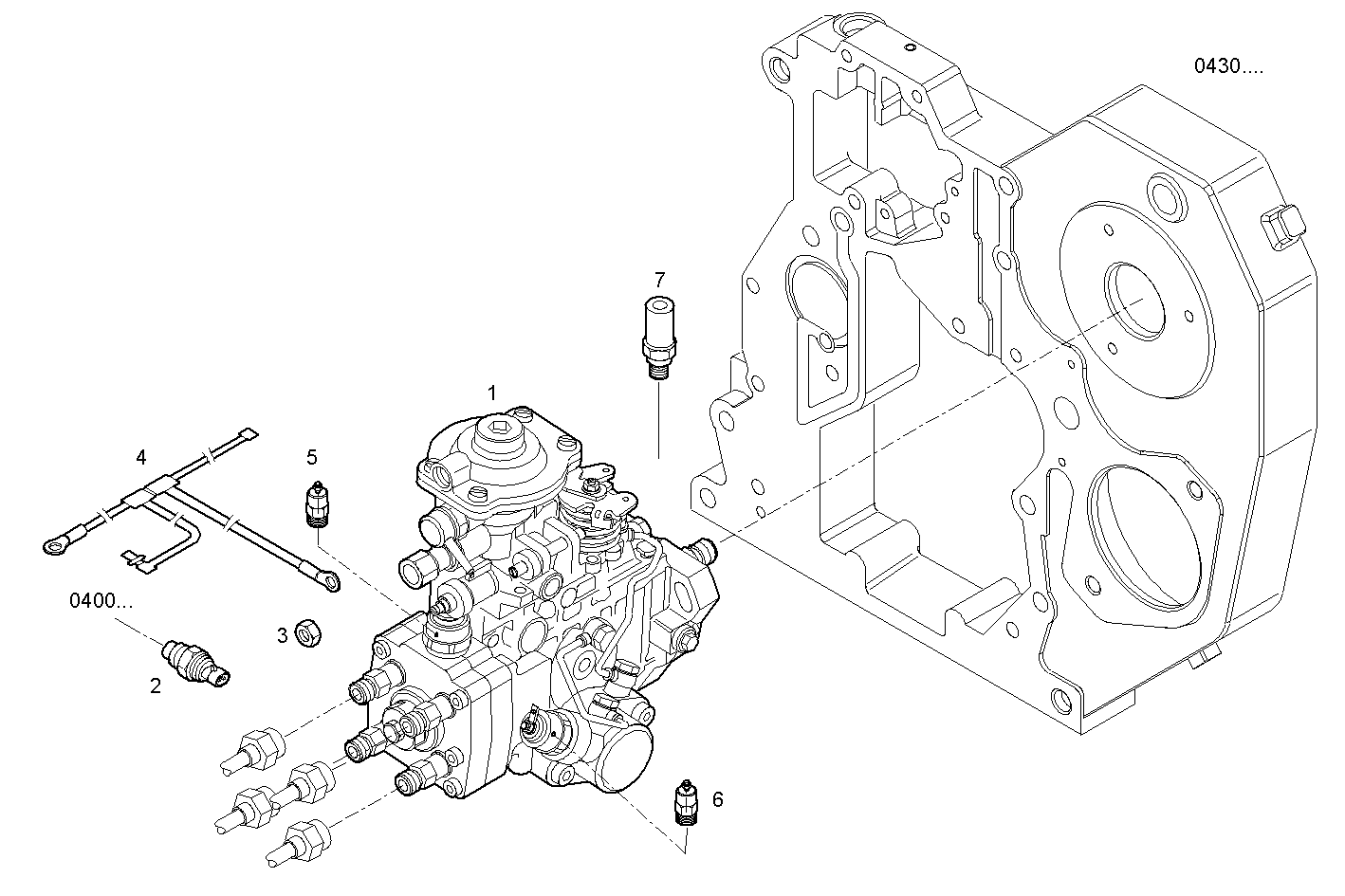 INJECTION PUMP ASSY parts diagram