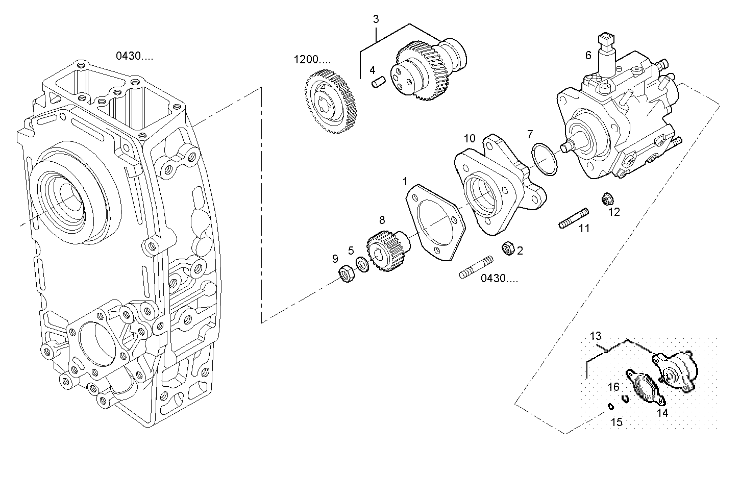 INJECTION PUMP ASSY parts diagram