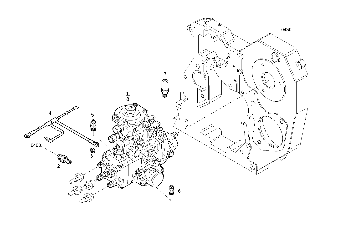 INJECTION PUMP ASSY parts diagram