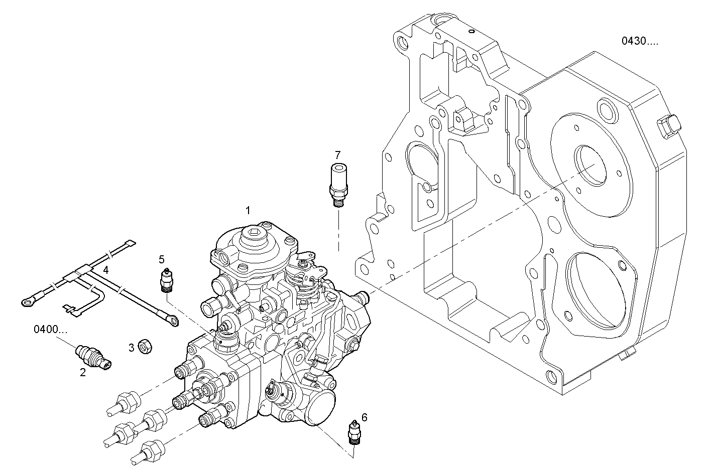 INJECTION PUMP ASSY parts diagram